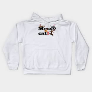 Messy cat Kids Hoodie